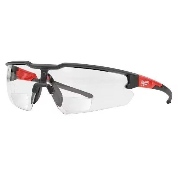 Safety Glasses, +1.5 Clr Anti-Scratch Len, MILWAUKEE TOOL, Mfr# 48-73-2202