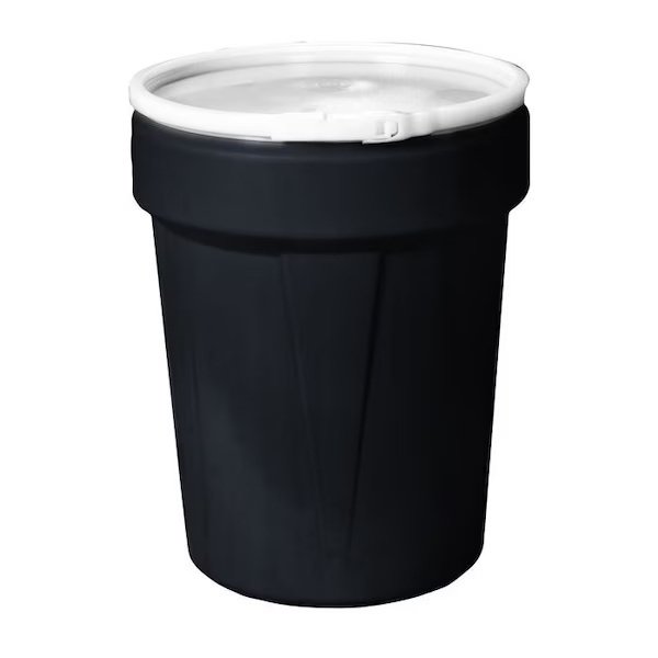 40 GAL BLK TAP PLST RG, Justrite, Mfr#: 1651BLK