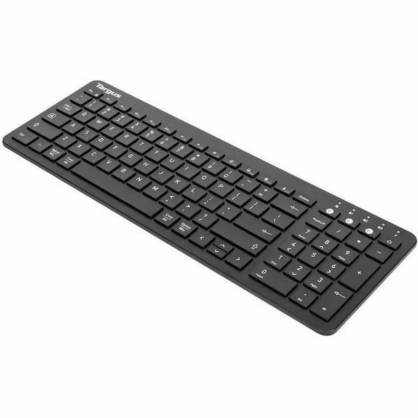 Midsize Multi-Device Bluetooth Antimicrobial Keyboard, Targus, Mfr#: AKB863US