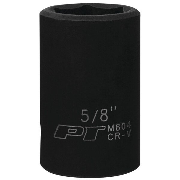 12 Drive 58 Standard Impact Socket 6 Point Chrome Vanadium Steel Single, Perform Tool, Mfr#: M804