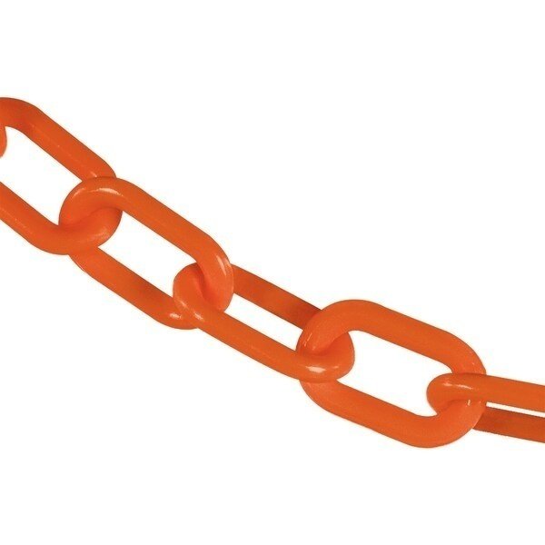 Heavy Duty, Safety Orange Plastic Chain, Mr. Chain, Mfr#: 51012-300