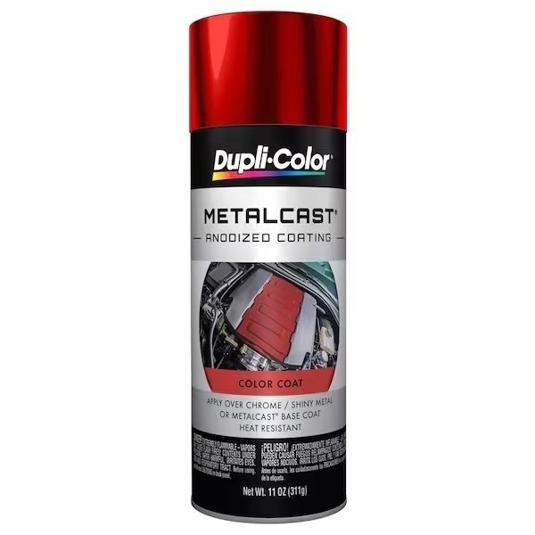 Heat Resistant To 500 Degrees Fahrenheit, Red Anodized, Aerosol Spray Can, 11 Ounce, Vht, Mfr#: MC200