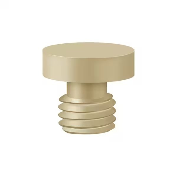 Button Tip Satin Brass Finish, Deltana, Mfr#: DSBU4