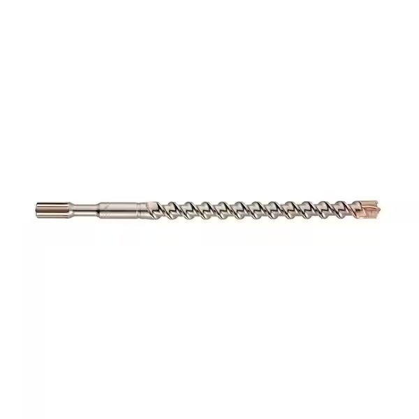 1 in. x 22 in. 4-Cutter Spline Rotary Hammer Drill Bit, MILWAUKEE TOOL, Mfr# 48-20-4375