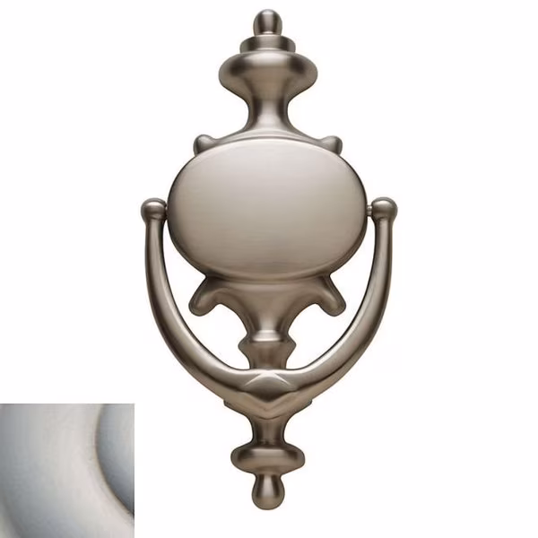 Estate Lifetime Satin Nickel Door Knockers, Baldwin, Mfr#: 0116.056