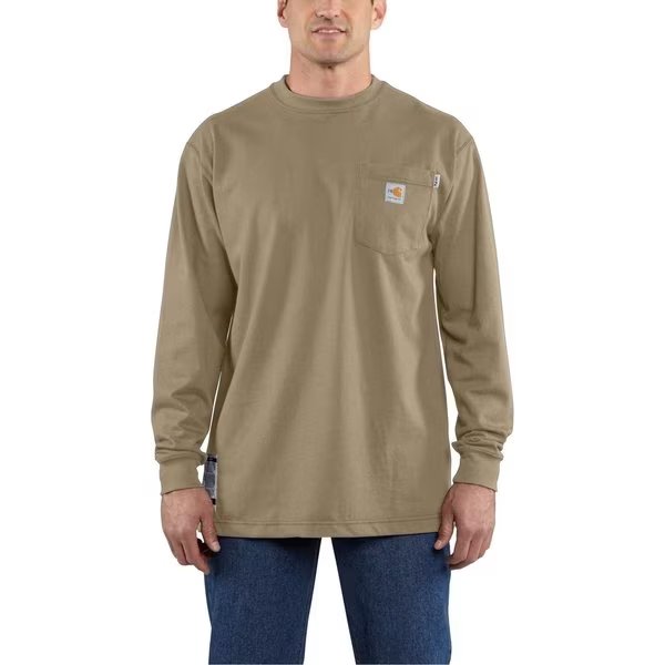 FR Force Cotton LS T Shirt, CARHARTT, Mfr# 100235-250