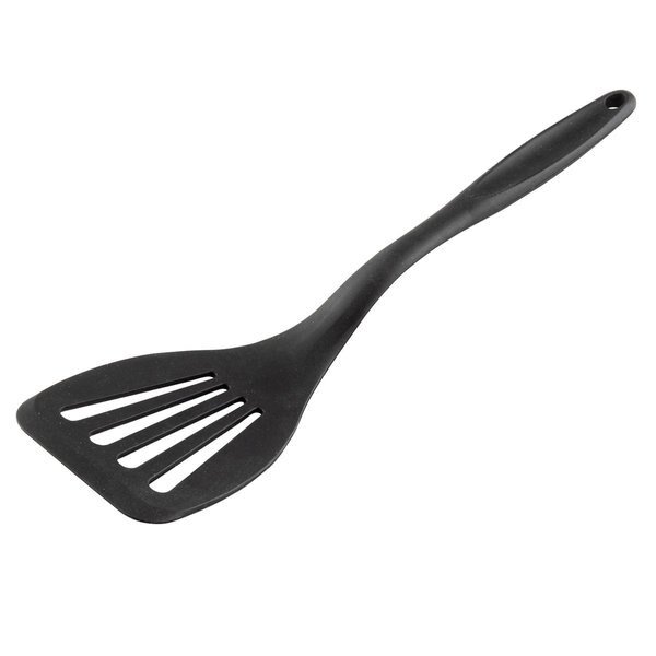 Slotted Spatula, Silicone/SS, 12.875