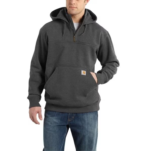 TS0617 M RD LseFit HW QZip Swtshrt, CARHARTT, Mfr# 100617-026