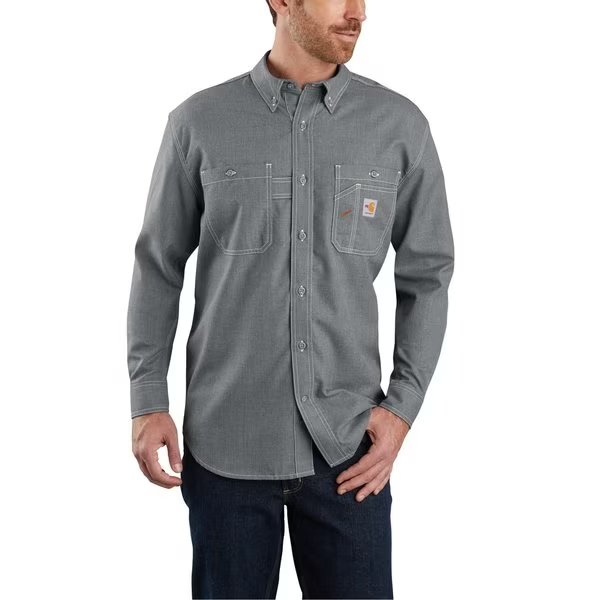 TW4138 M FR Force Org Fit LS Shirt, CARHARTT, Mfr# 104138-GRY