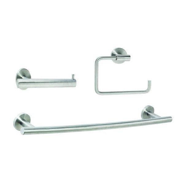 Arrondi Bathroom Kits Stainless Steel, AMEROCK, Mfr# ARRONDISS1