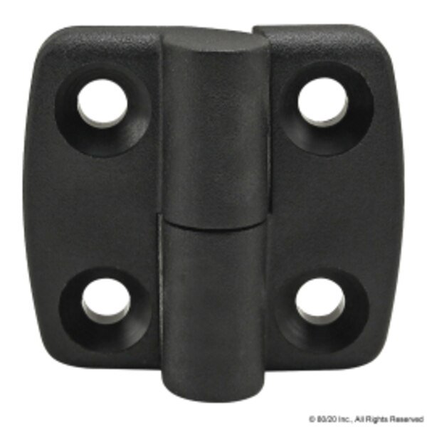 Lift-Off Hinge Right Tab6 Nylon Blk, 80/20, Mfr# 12105
