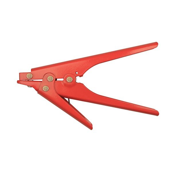 Red Metal Cable Tie Gun Pull UpTo .355