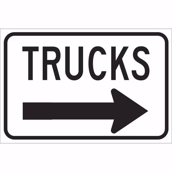 Traffic Sign, 12 in H, 18
