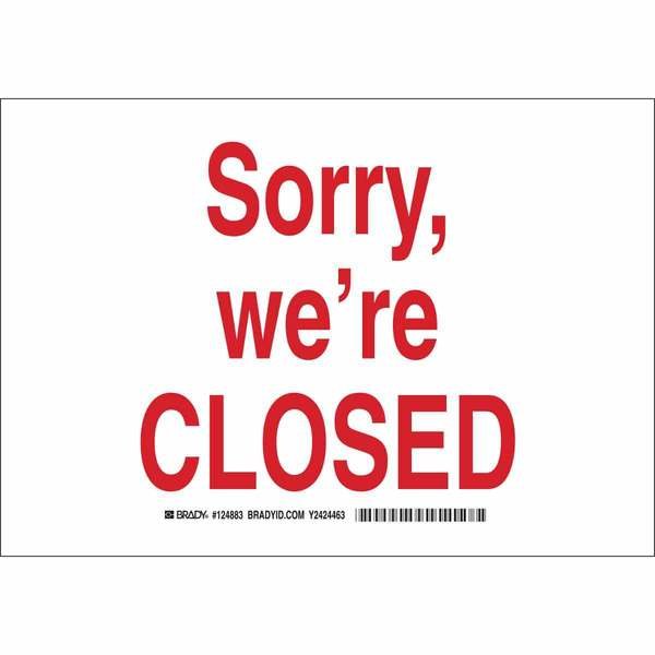 Sign, Facility, Plastic, 7X10