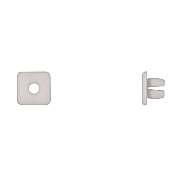 Ntrl Nyln Screw Grommets #14 Screw Size 9.5mm Hole Size PK50, DISCO, Mfr# 12664PK