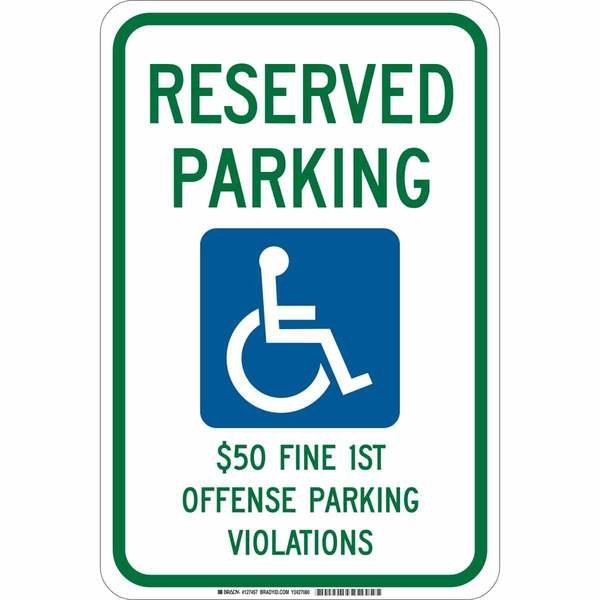 Handicap Parking Sign, 18