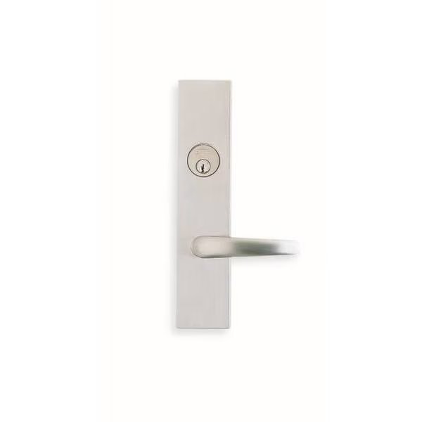 RH 762 Lever 12000 Plate Double CYL 234BS Mortise Lock Satin Chrome, OMNIA, Mfr# 12762AC00R3