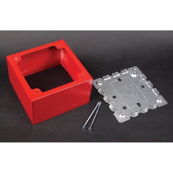 Electrical Box, Alarm Box Type, 2 Gang(s), Square Shape, Wiremold, Mfr#: V5753