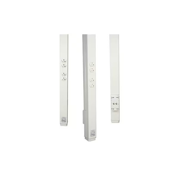 Service Pole, 2-5/16in., Steel, Wiremold, Mfr#: 25DTP4ACT