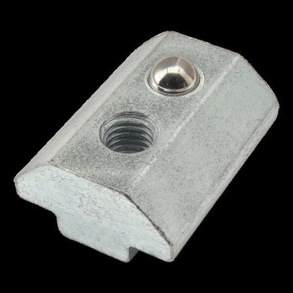 Slide In T-Nut W/ Ball Spring Sa M5, 80/20, Mfr# 13051