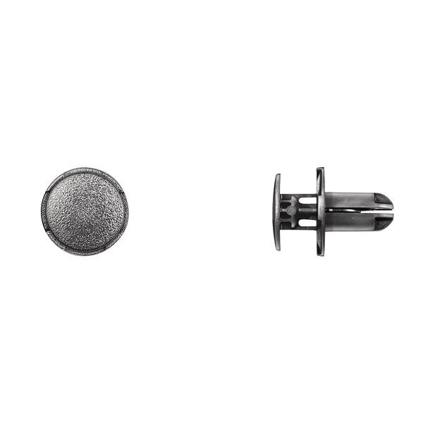 Blk Nyln Fender Liner Ret 8mm Hole 14mm Stem L PK15, DISCO, Mfr# 13091PK