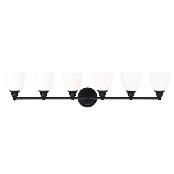 Somerville 6 Light Bronze Bath Vanity, LIVEX LIGHTING, Mfr# 13666-07
