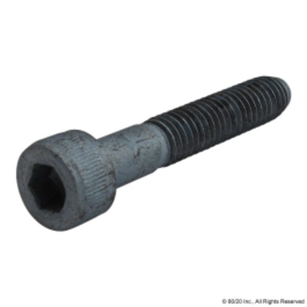 M6-1.00 Socket Head Cap Screw, Blue Zinc Plated Steel, 35 mm Length, 80/20, Mfr#: 13-6535