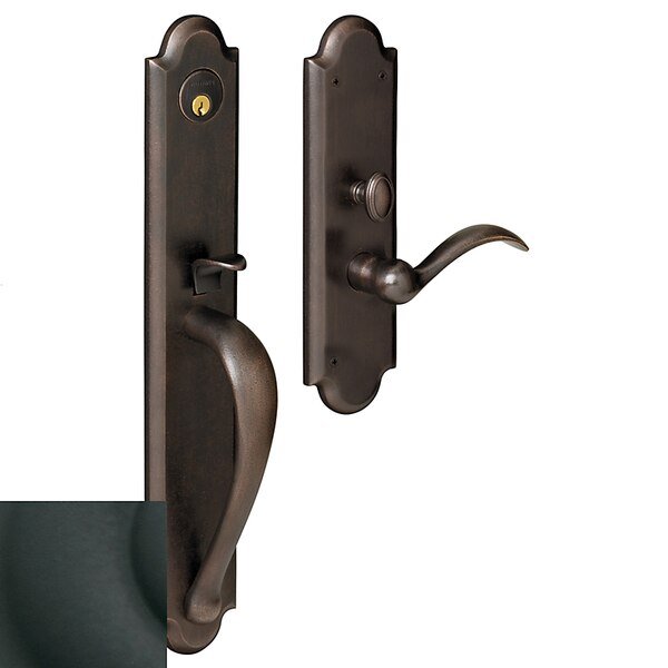 Entry Handlesets Satin Black, BALDWIN ESTATE, Mfr# M514.190.LENT