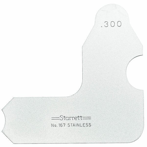Radius Gage 350 Formerly Pt22980, Starrett, Mfr#: 167-350