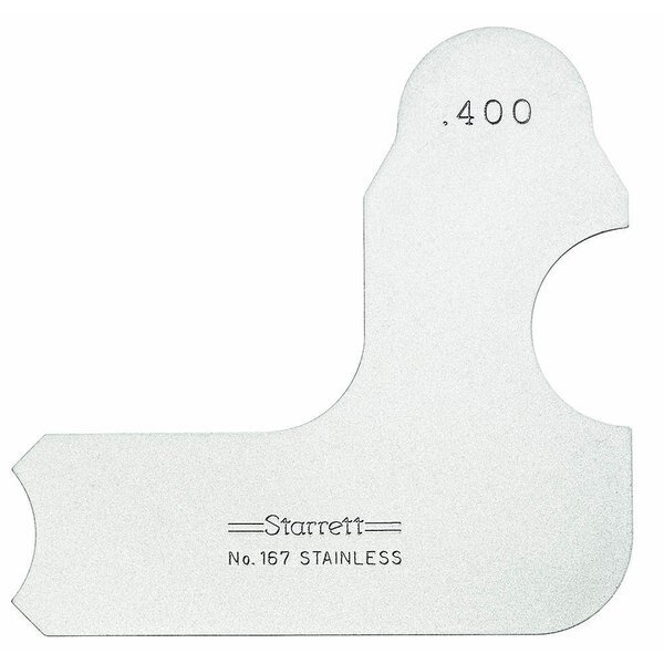 Radius Gage 450 Formerly Pt22982, Starrett, Mfr#: 167-450