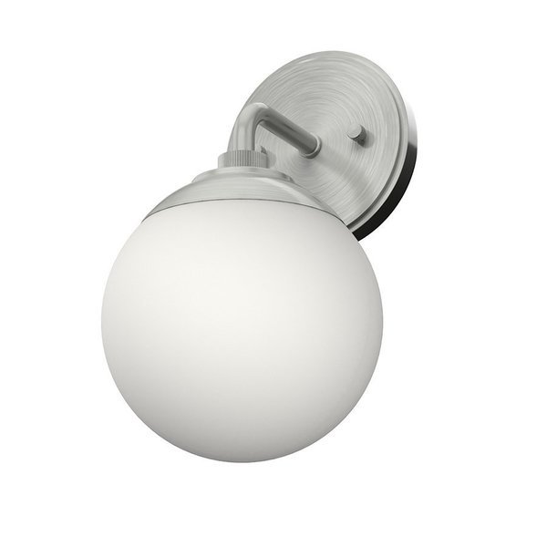 Wall Mount-Sconce, Brushed Nickel, 120 V, Hunter, Mfr#: 19176