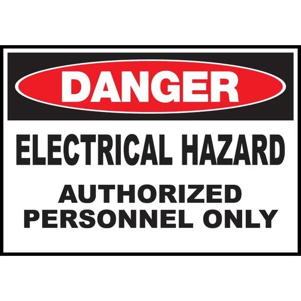 Sign, Danger Electrical Hazard, 10x14