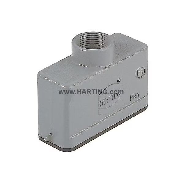 M20 Rectangular Connector Hood, 59.6 mm H, Harting, Mfr#: 19200161440