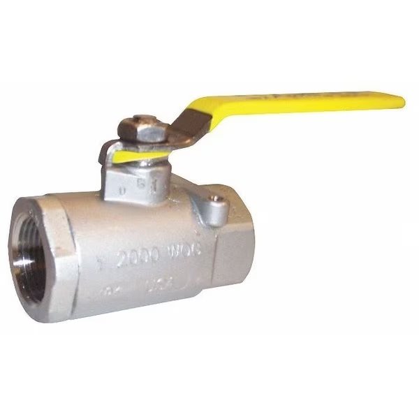 3/4 in Ball Valve, Stainless Steel, FNPT, Inline, Apollo Valves, Mfr#: 7610427A