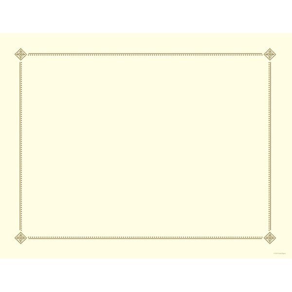 Certificate Gold Foil Corner Tiles, PK12