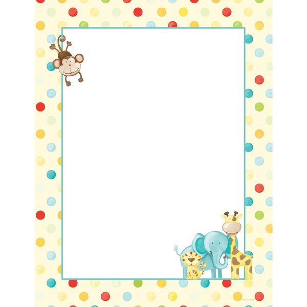 Stationery Letterhead, Baby Zoo An, PK80