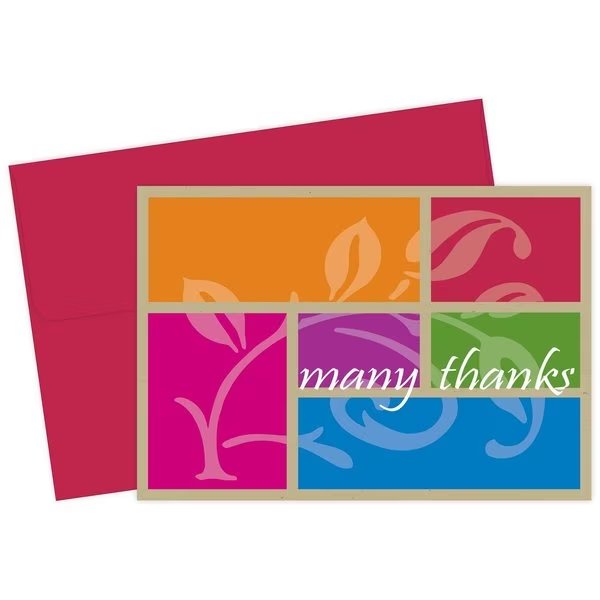 Thank You Card and Envelopes, Colo, PK24, Great Papers, Mfr#: 2013275