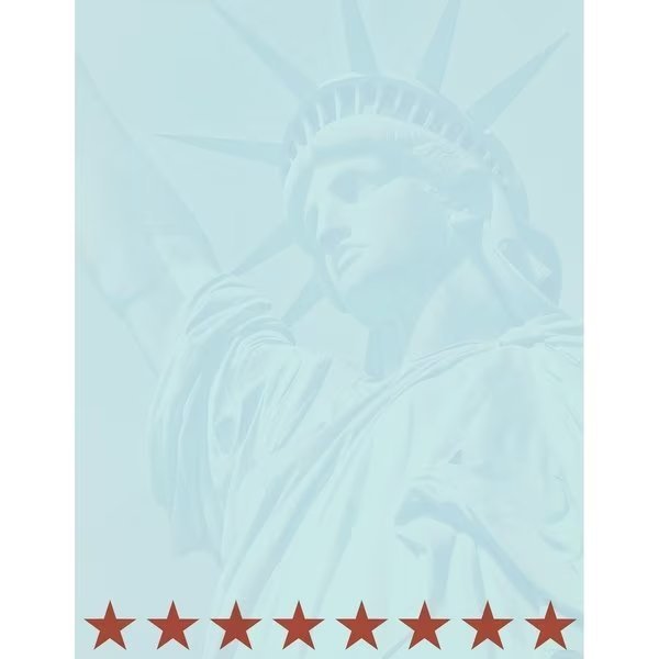 Stationery Letterhead, Lady Libert, PK80