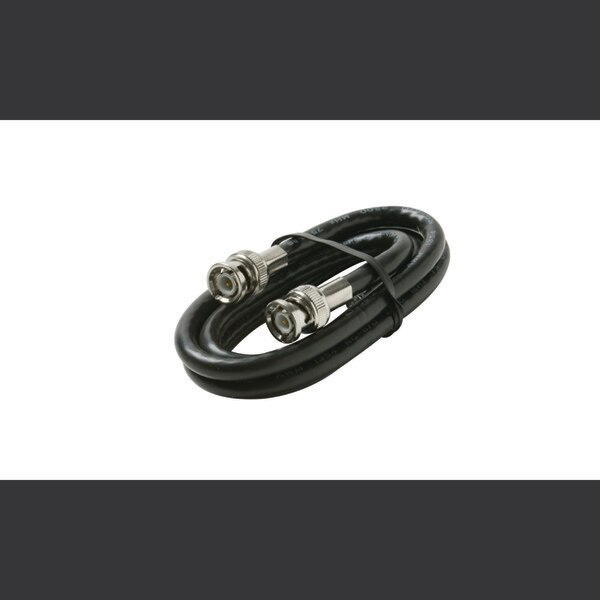 BNC-BNC RG6 cULus Cable Black, 12ft, Steren, Mfr#: 205-586BK