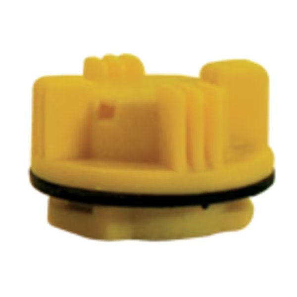 Bayonet White Vent Cap, 1/4