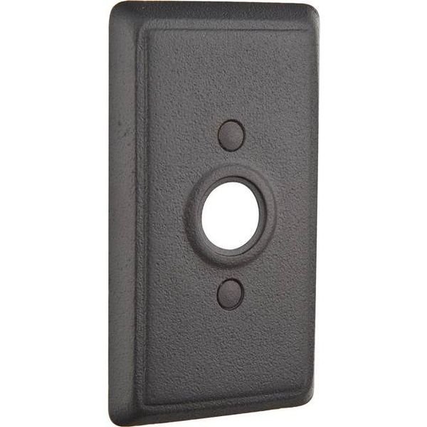 Flat Black Doorbell, 2433FB, Emtek, Mfr#: 2433FB