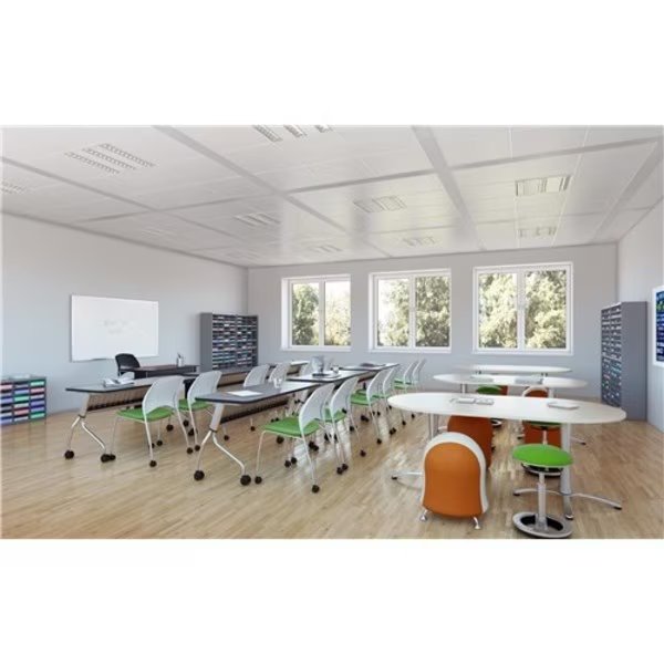 Rectangle Sync Transition Table, Folkstone, 60 X 24 X 29.5, Laminate Top Top, Folkstone, SAFCO, Mfr# SYT24TFLK4