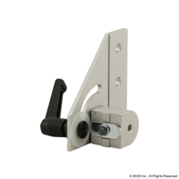 Rt Hand 90 Deg Pivot Assy W/L-Handle 25S, 80/20, Mfr# 25-4148