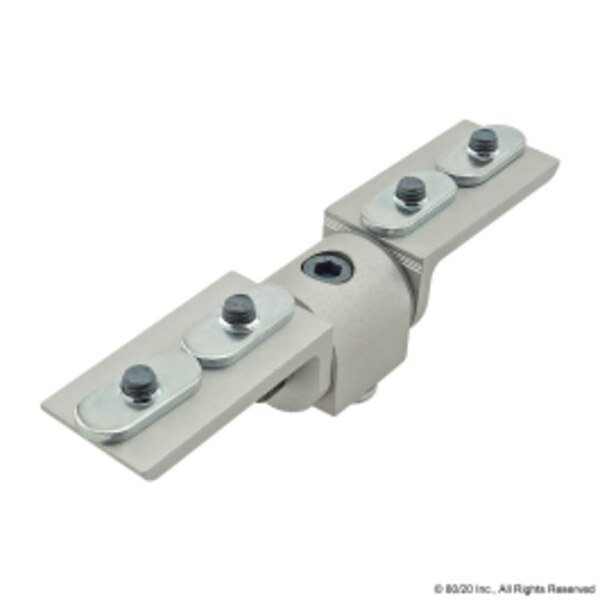 Living Hinge W/L Pivot Arms 90 Deg 25S, 80/20, Mfr# 25-4169