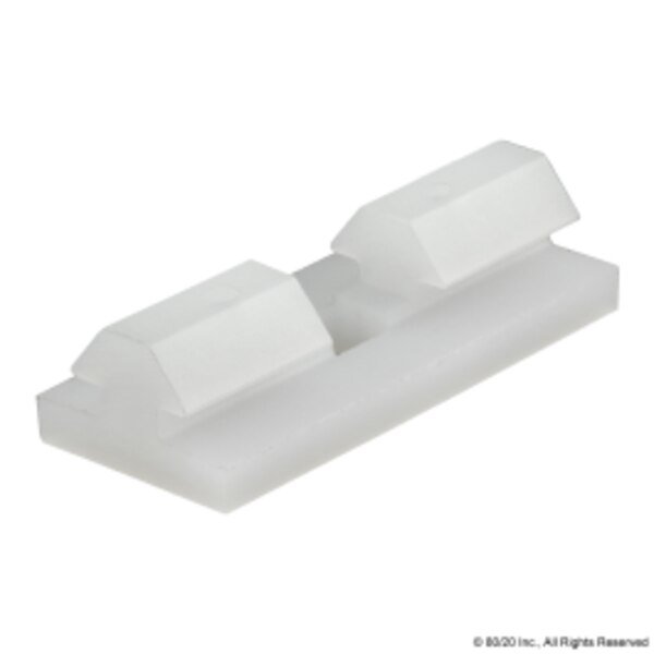 Top Mount Pad With Brake Hole 25 S, 80/20, Mfr# 25-6798