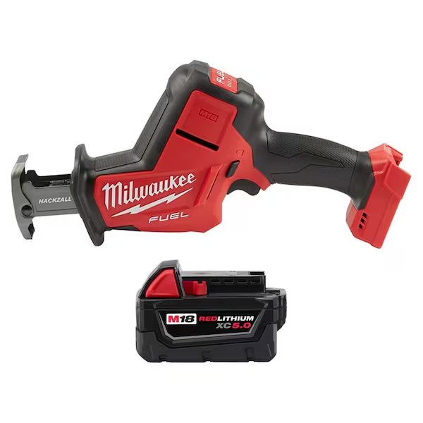 M18 Fuel Hackzall, M18 XC5.0 Battery, Milwaukee Tool, Mfr#: 2719-20,48-11-1850