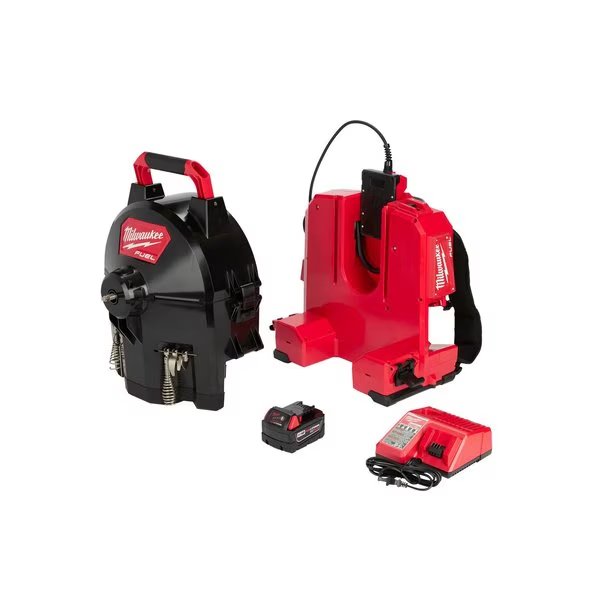 M18 FUEL SWITCH PACK Sectional Drum Machine w/3/8” Cable, Milwaukee Tool, Mfr#: 2775B-211