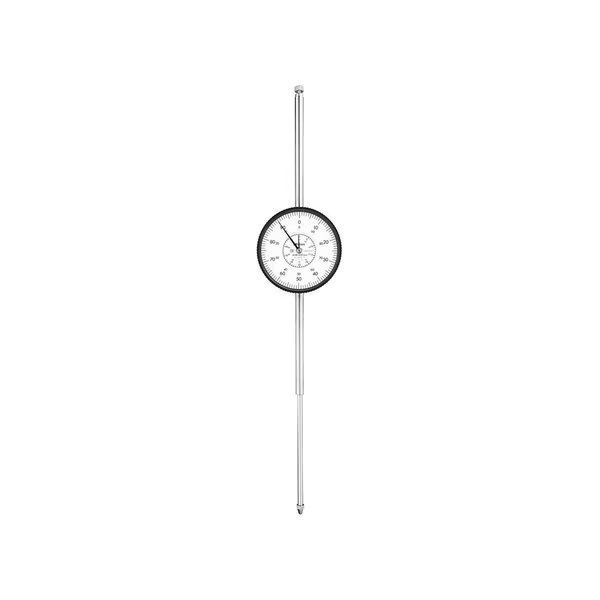 Dial Indicator, 0.01-100mm, Mitutoyo, Mfr#: 3062AB-19