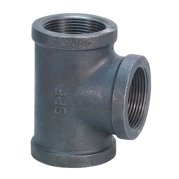 Bull Head Tee, Galvanized, 150lb, 2-1/2X3, SMITH-COOPER, Mfr# 4316010200