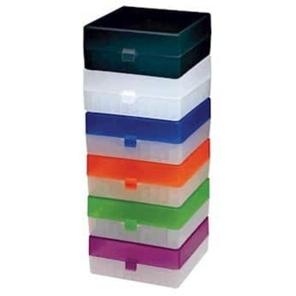 PP Mictrotube Storage Box, 100-Pla, PK 50, ARGOS TECHNOLOGIES, Mfr# 24452-90